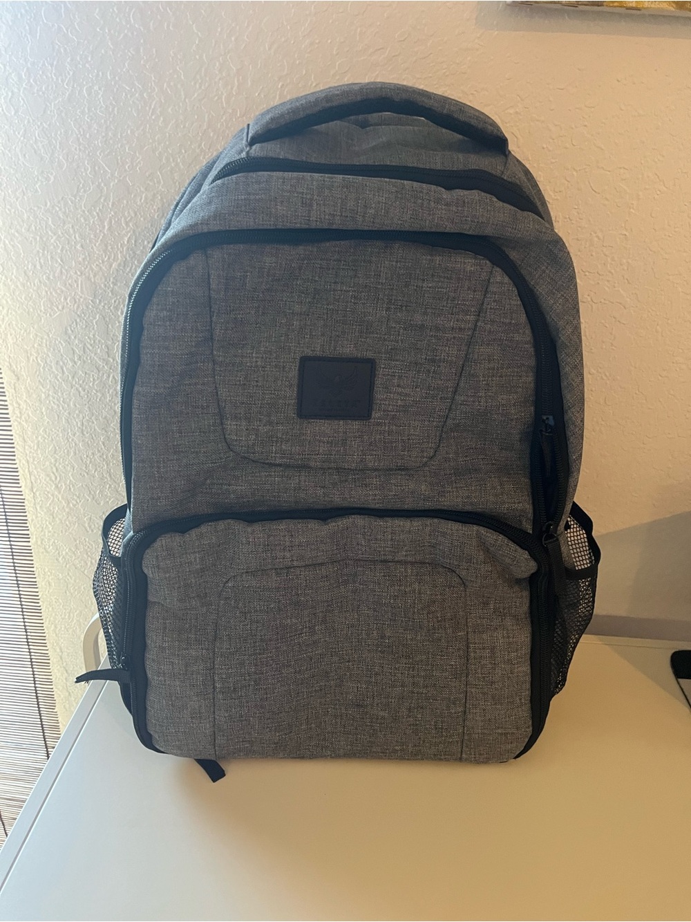 Gray Everyday Backpack - Versatile Travel & Work Bag